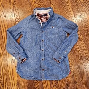 Baker by Ted Baker Boys Collared Size 8 Long Sleeve Button Down Shirt